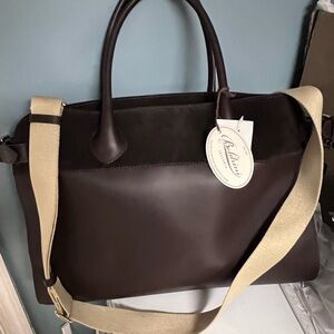 New with tags, Boldorini Selleriva dark chocolate bag